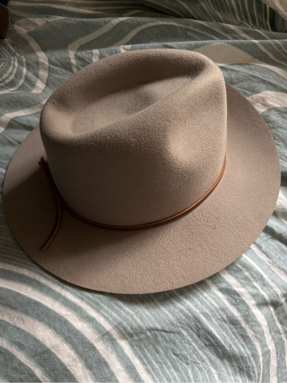 Brixton Beige Felt Fedora - Picture 2 of 6